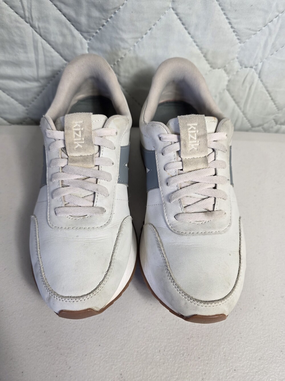 PONY Slam Dunk Lo Women's White & Gray Sneakers - Picture 8 of 10